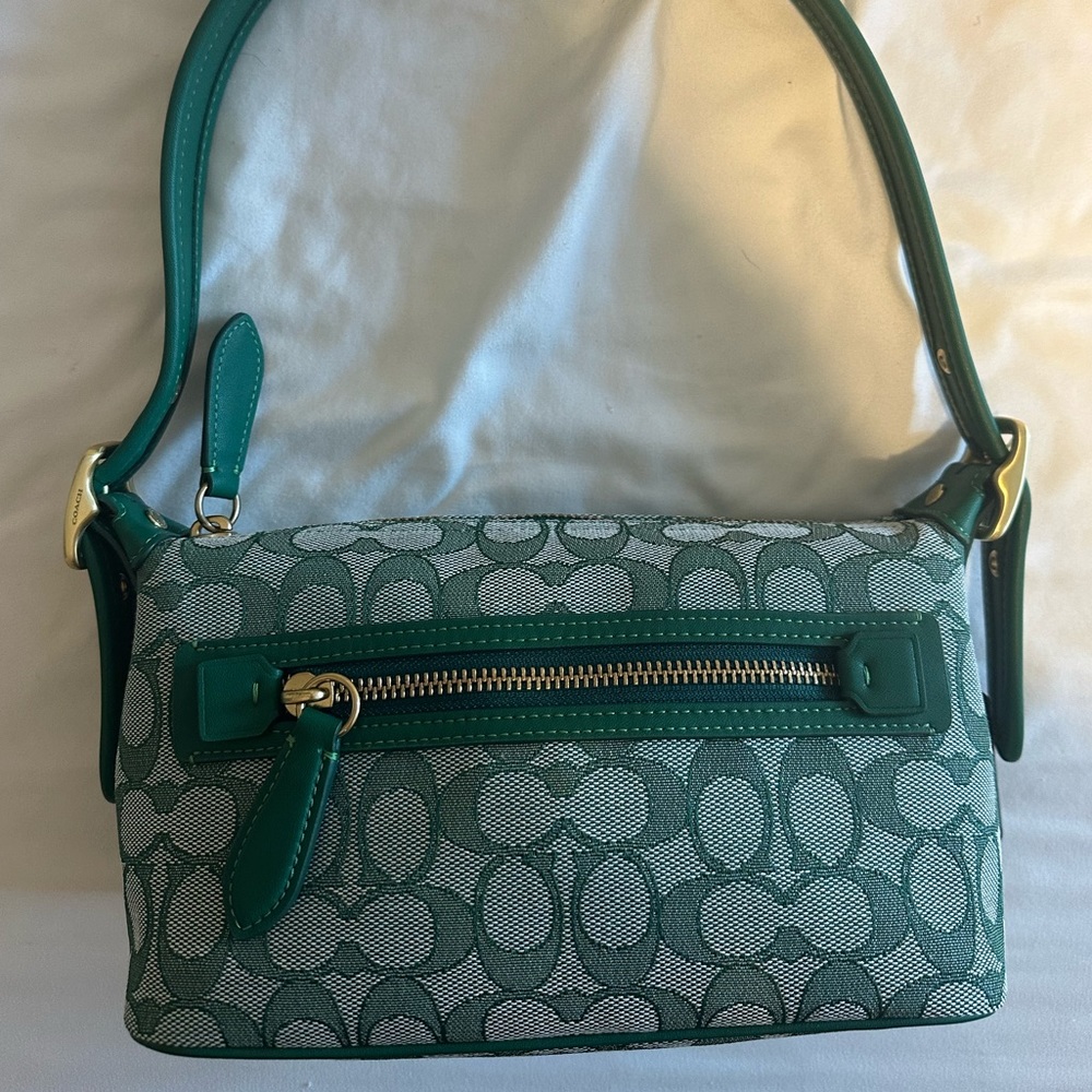Coach Re-edition Demi Signature Jacquard Shoulder Bag